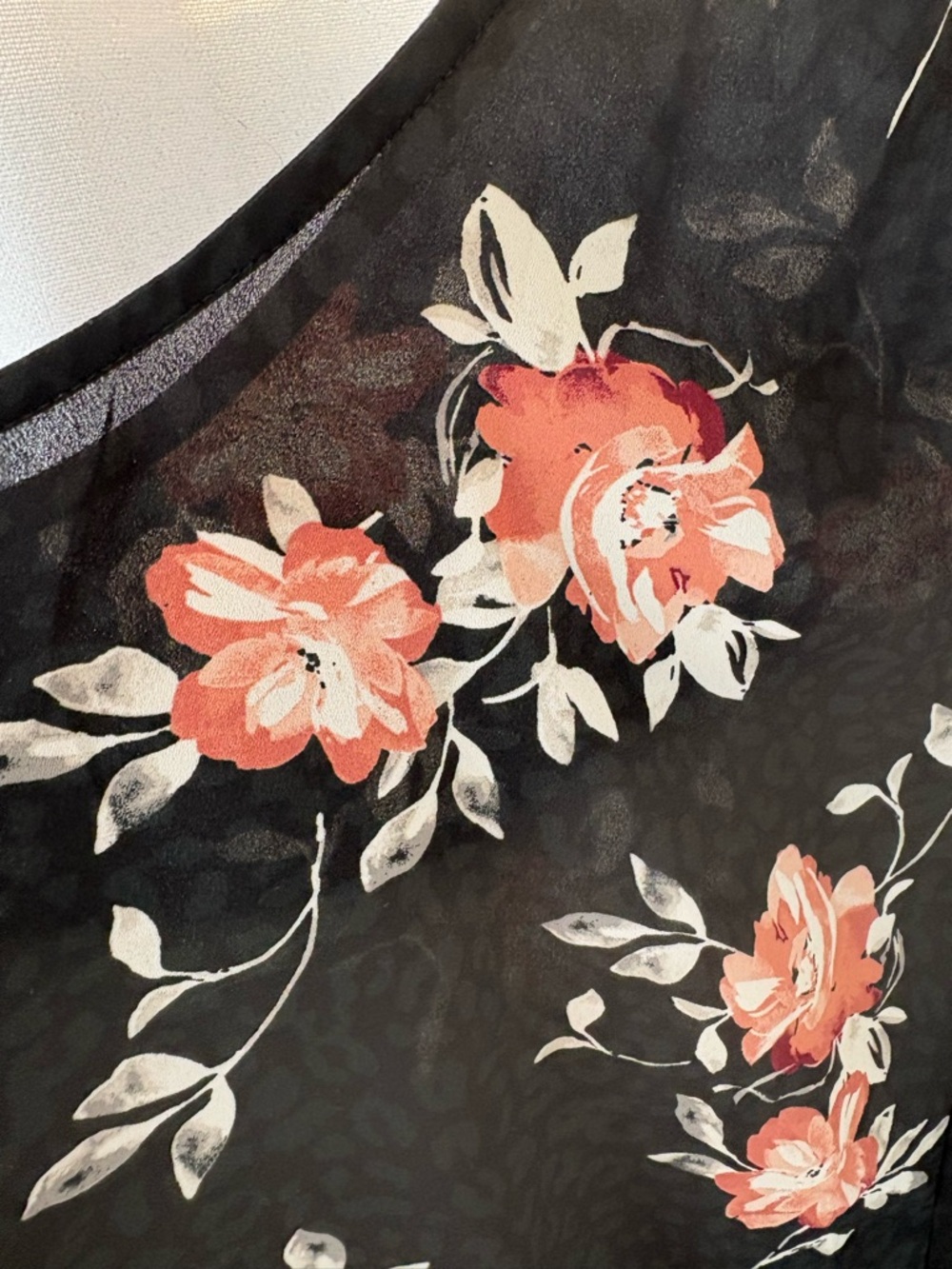 TORRID Floral Drop Waist Georgette Hi‎ Lo Cami Size 2 EUC - Picture 7 of 10